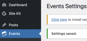 Made me laugh - Events page or events page? Zeny AB organises events for You, not for my calendar.